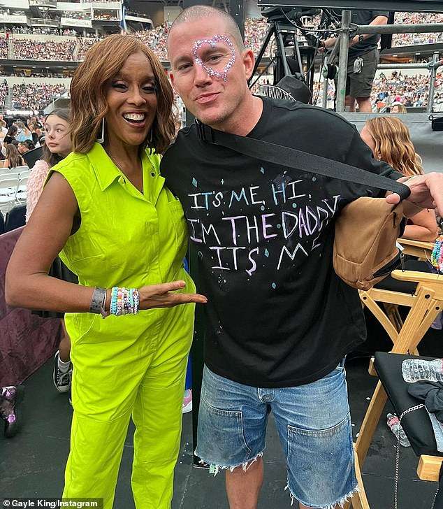 Channing Tatum with Gayle King