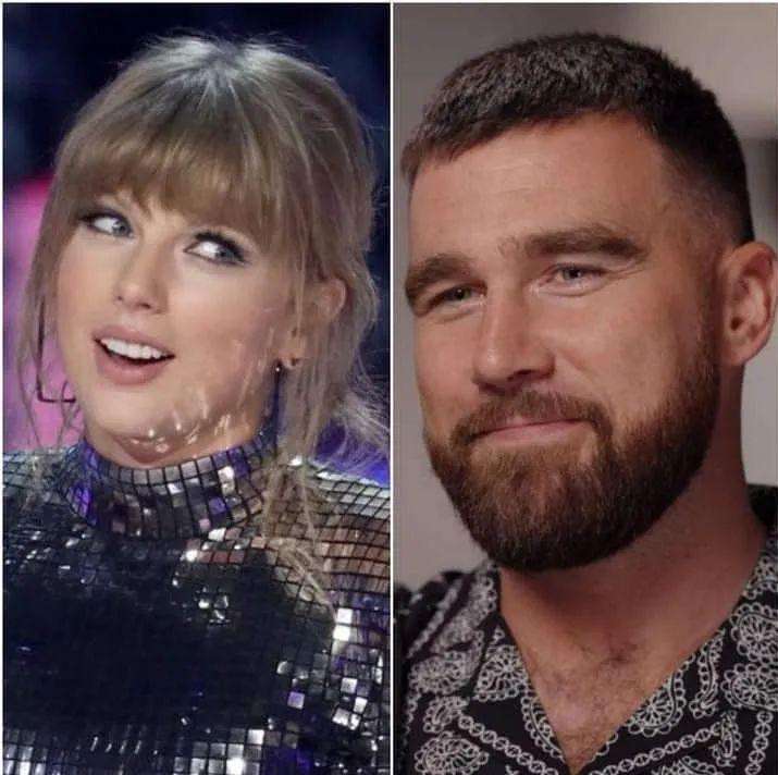 Taylor Swift and Travis Kelce 