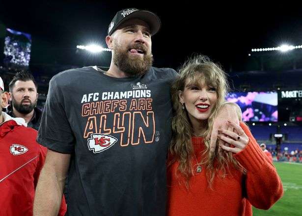 Travis Kelce and Taylor Swift 