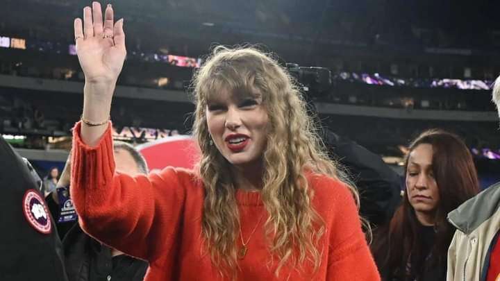 Taylor Swift arriving for Chiefs game 