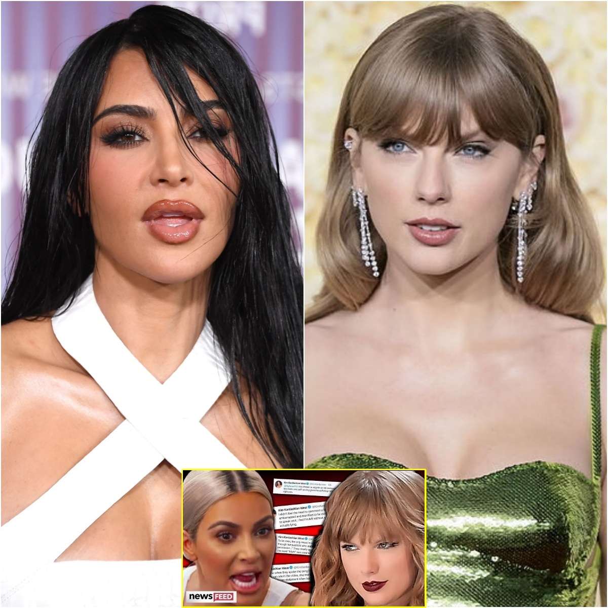 Kim Kardashian and Taylor Swift