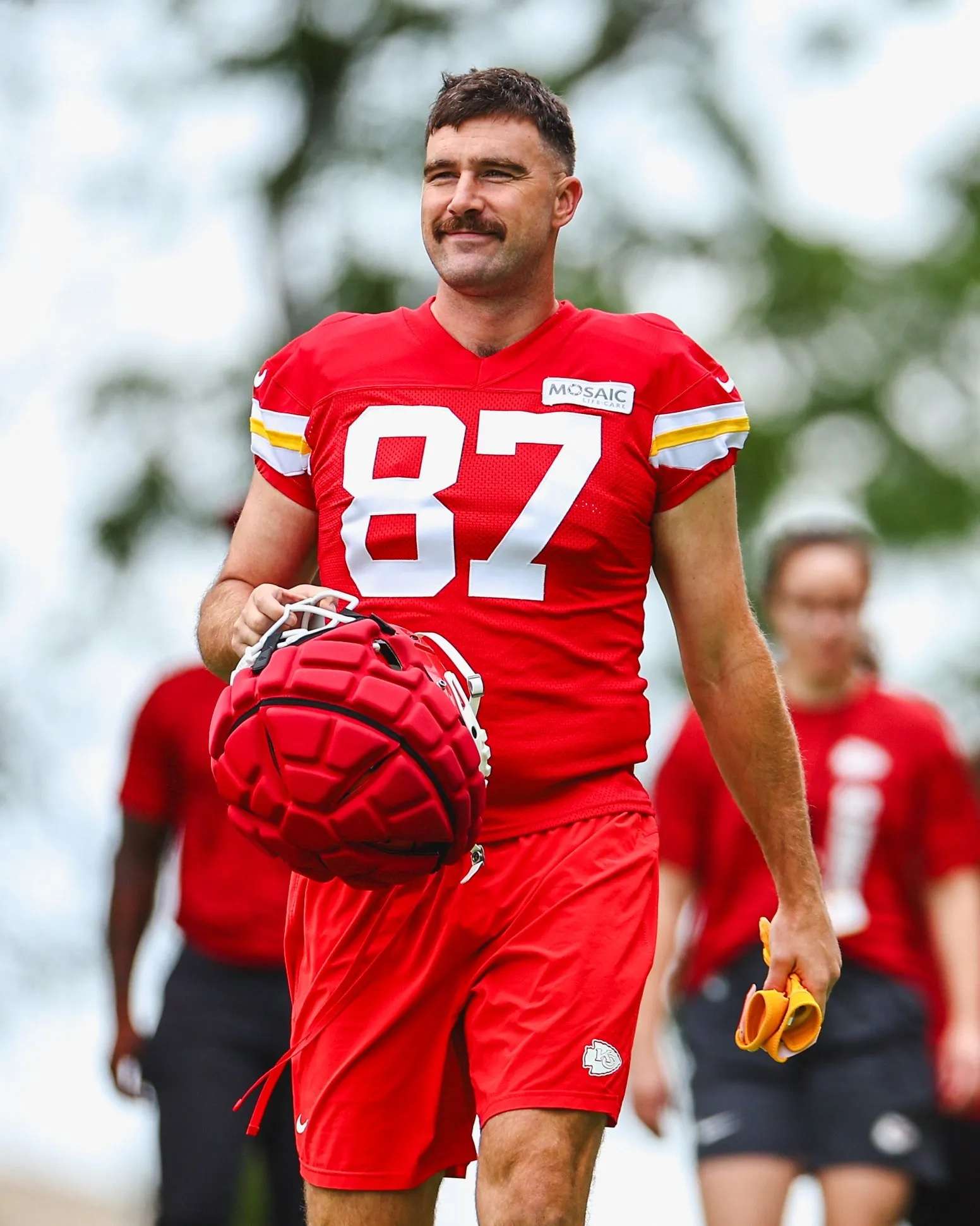 Travis Kelce in Training Camp