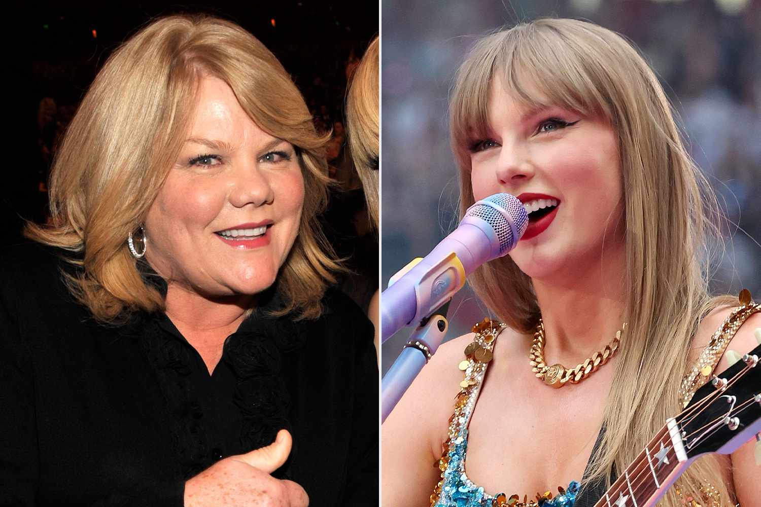 Andrea Swift and Taylor Swift 