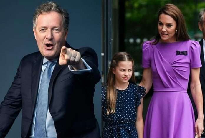 Piers Morgan and Kate Middleton