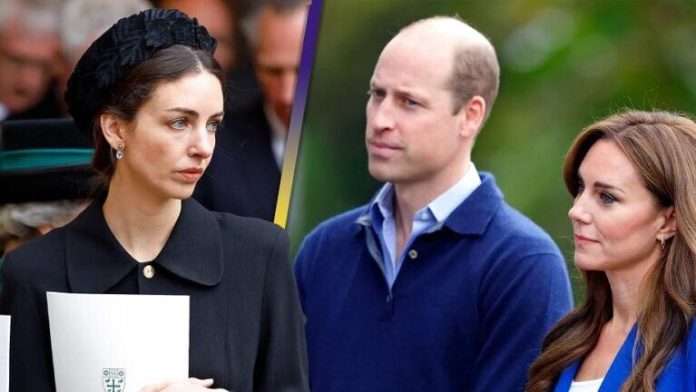 Prince William, Rose Hanbury and Kate Middleton