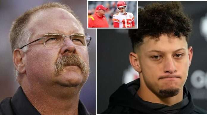 Andy Reid and Patrick Mahomes