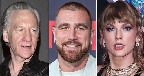 Bill Maher, Travis Kelce and Taylor Swift