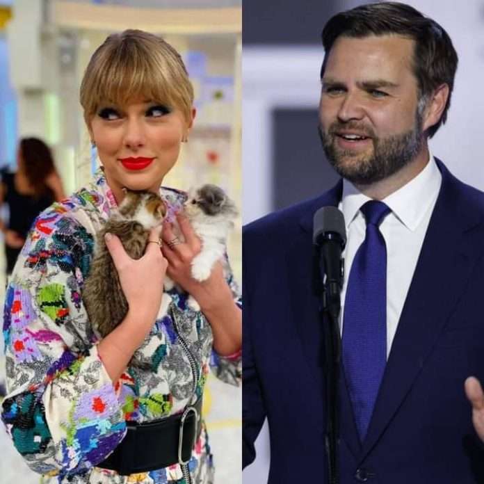 Taylor Swift and JD Vance