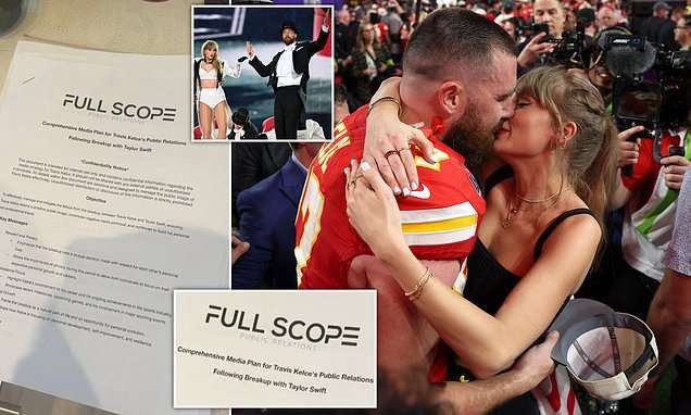 Travis Kelce and Taylor Swift contract