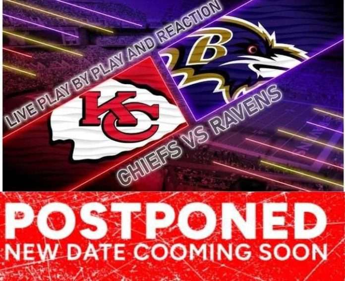 Chiefs game postponed