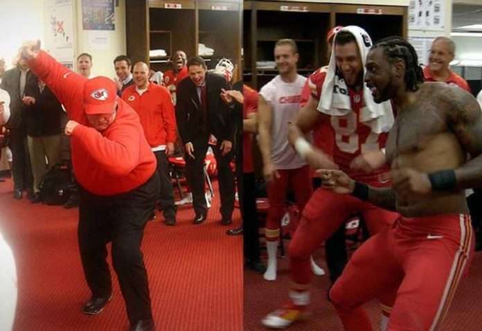 Andy Reid and Travis Kelce