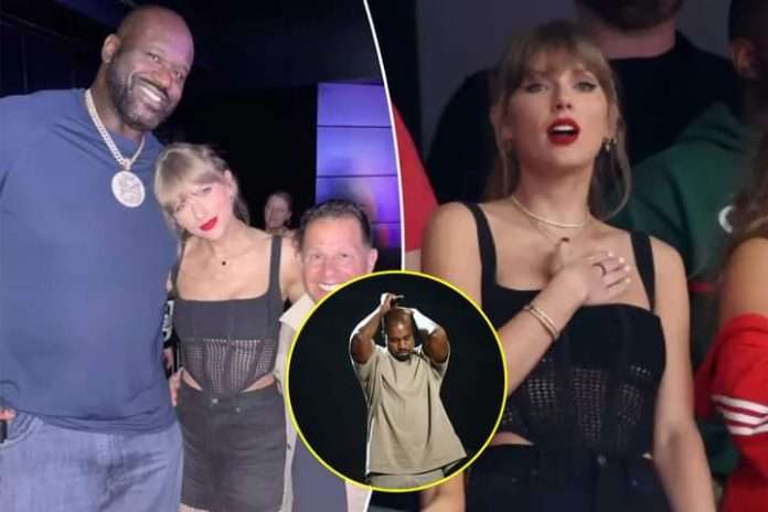 Shaquille O'Neal and Taylor Swift