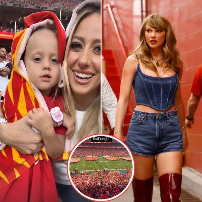 Brittany Mahomes and Taylor Swift