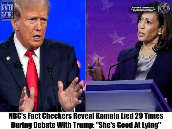 Donald Trump and Kamala Harris