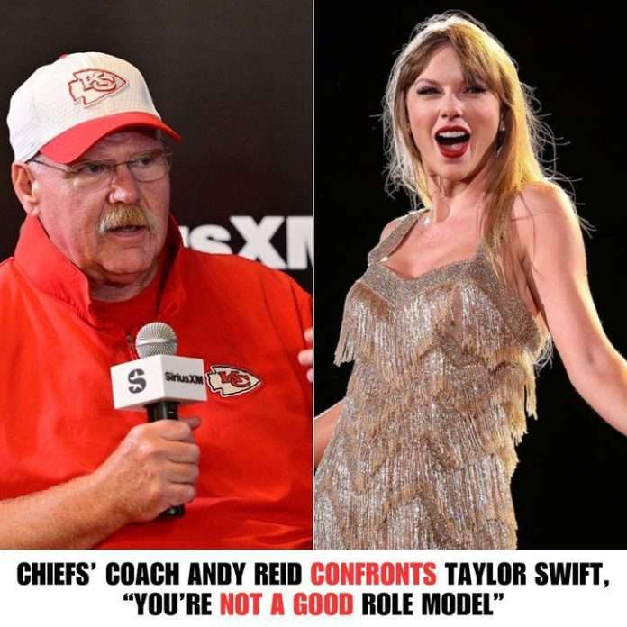 Taylor Swift and Andy Reid