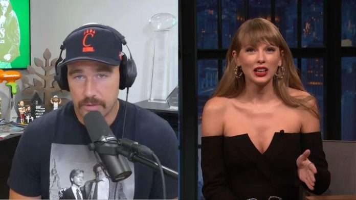 Taylor Swift and Travis Kelce