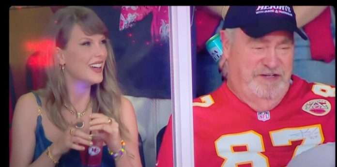 Taylor Swift and Ed Kelce