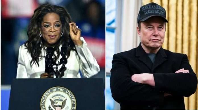 Oprah Winfrey and Elon Musk