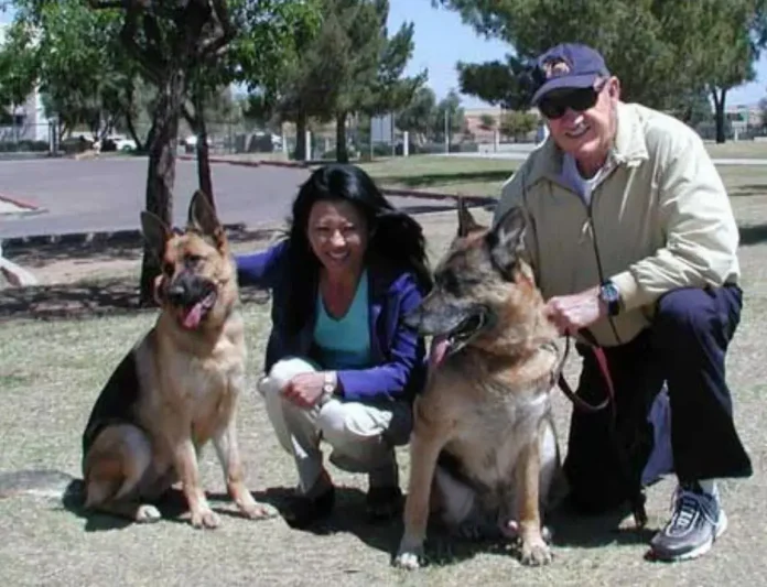 Gene Hackman and Wife and Dog